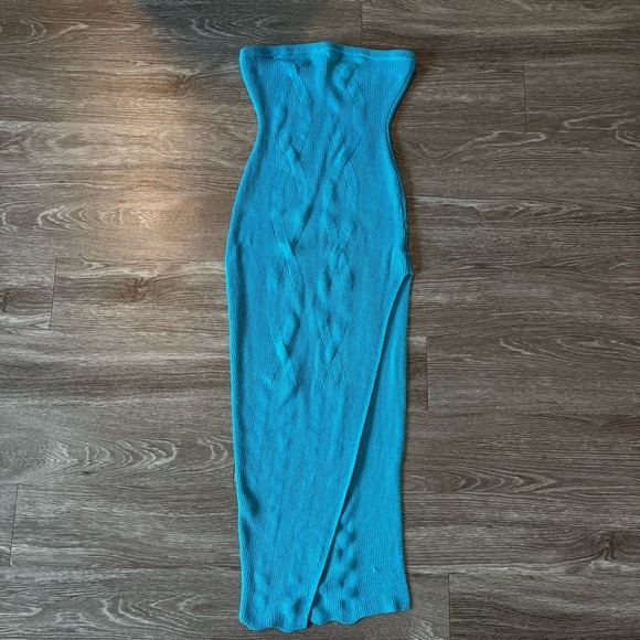 NWT SER.O.YA Desiree Dress ‘Turquoise’ Size LARGE - Picture 2 of 7